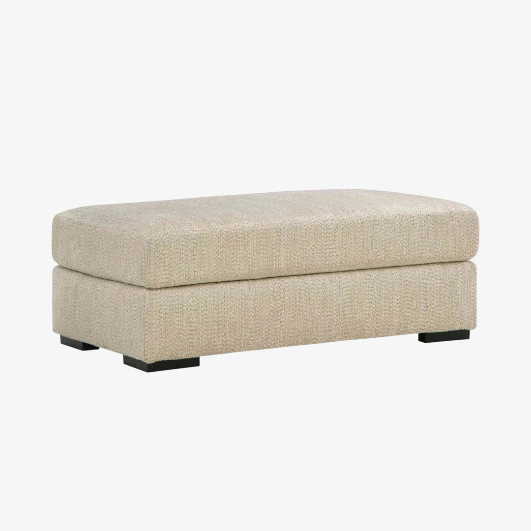 PC6960514 Lofwood Accent Ottoman In Fabric Upholstery - Oatmeal | Signature Design By Ashley