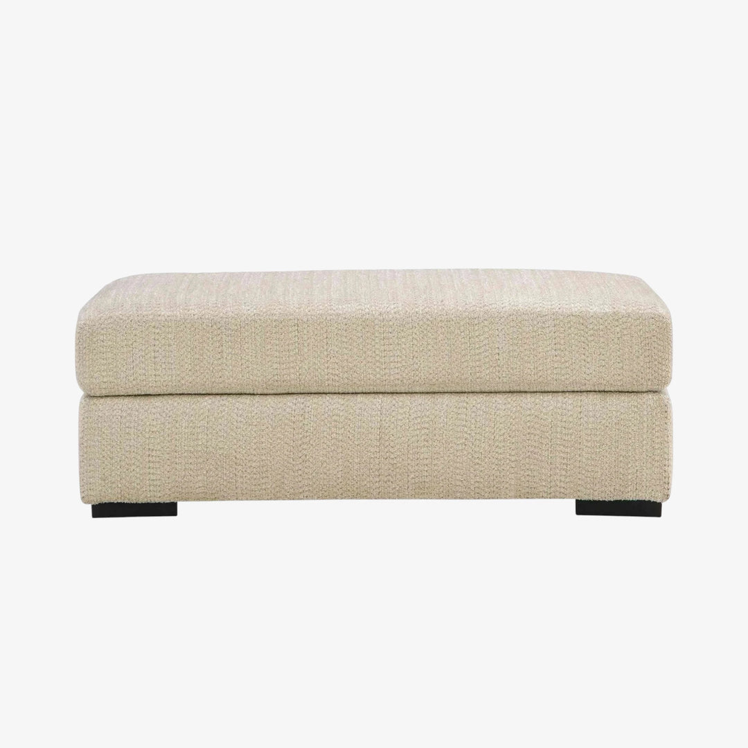 PC6960514 Lofwood Accent Ottoman In Fabric Upholstery - Oatmeal | Signature Design By Ashley