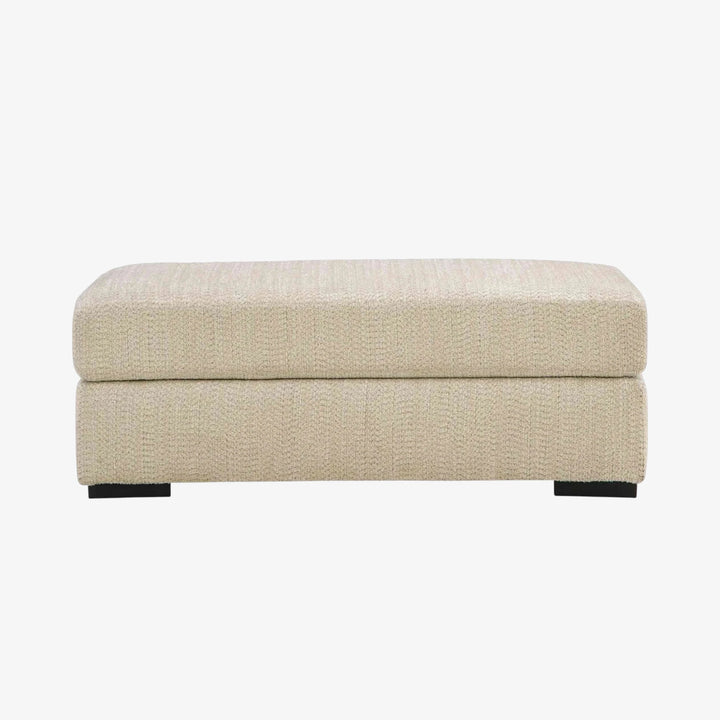PC6960514 Lofwood Accent Ottoman In Fabric Upholstery - Oatmeal | Signature Design By Ashley