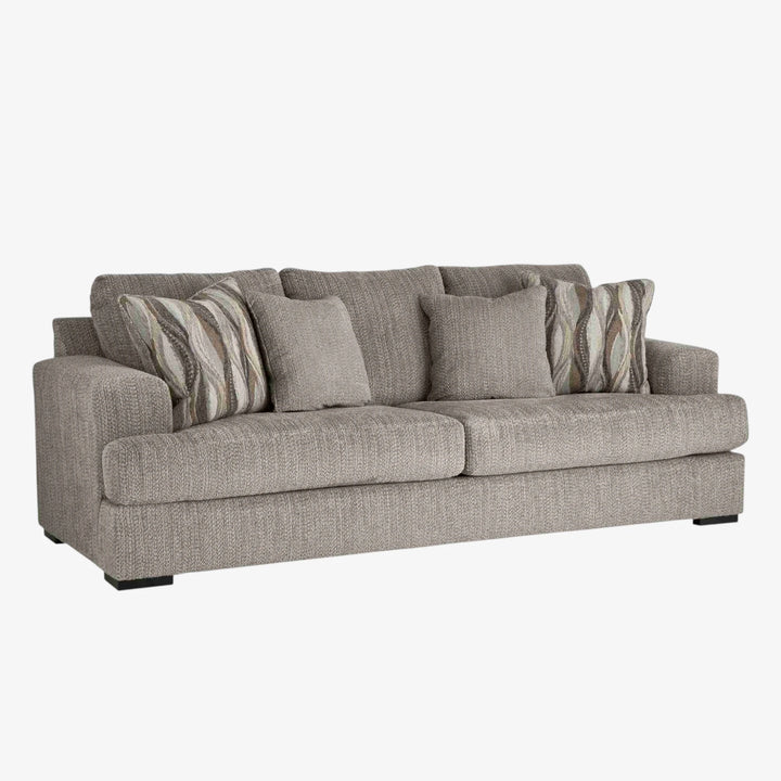 PC6960438 Lofwood Stationary Sofa In Fabric Upholstery - Fossil | Signature Design By Ashley