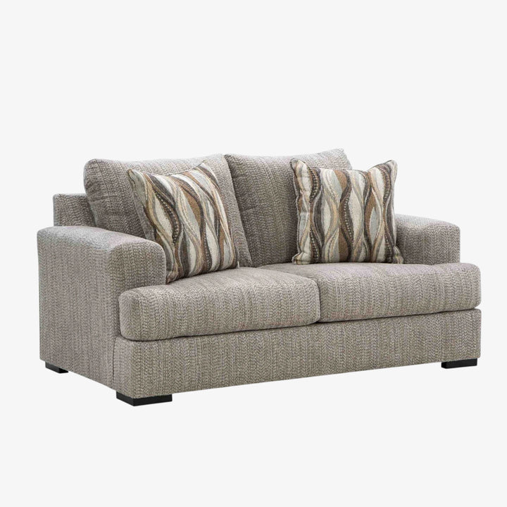 PC6960435 Lofwood Loveseat In Fabric Upholstery - Fossil | Signature Design By Ashley