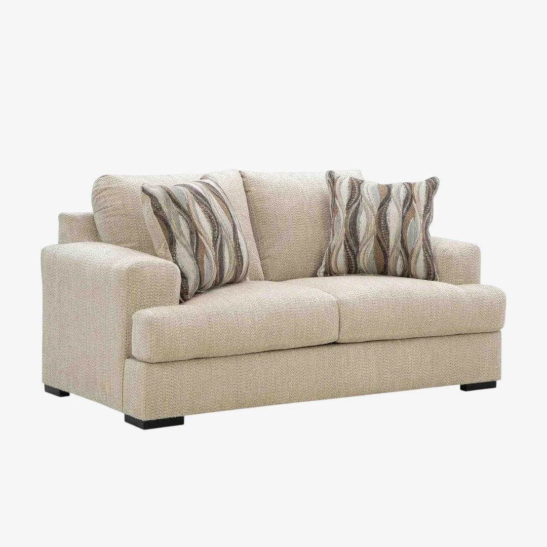 PC6960535 Lofwood Loveseat In Fabric Upholstery - Oatmeal | Signature Design By Ashley