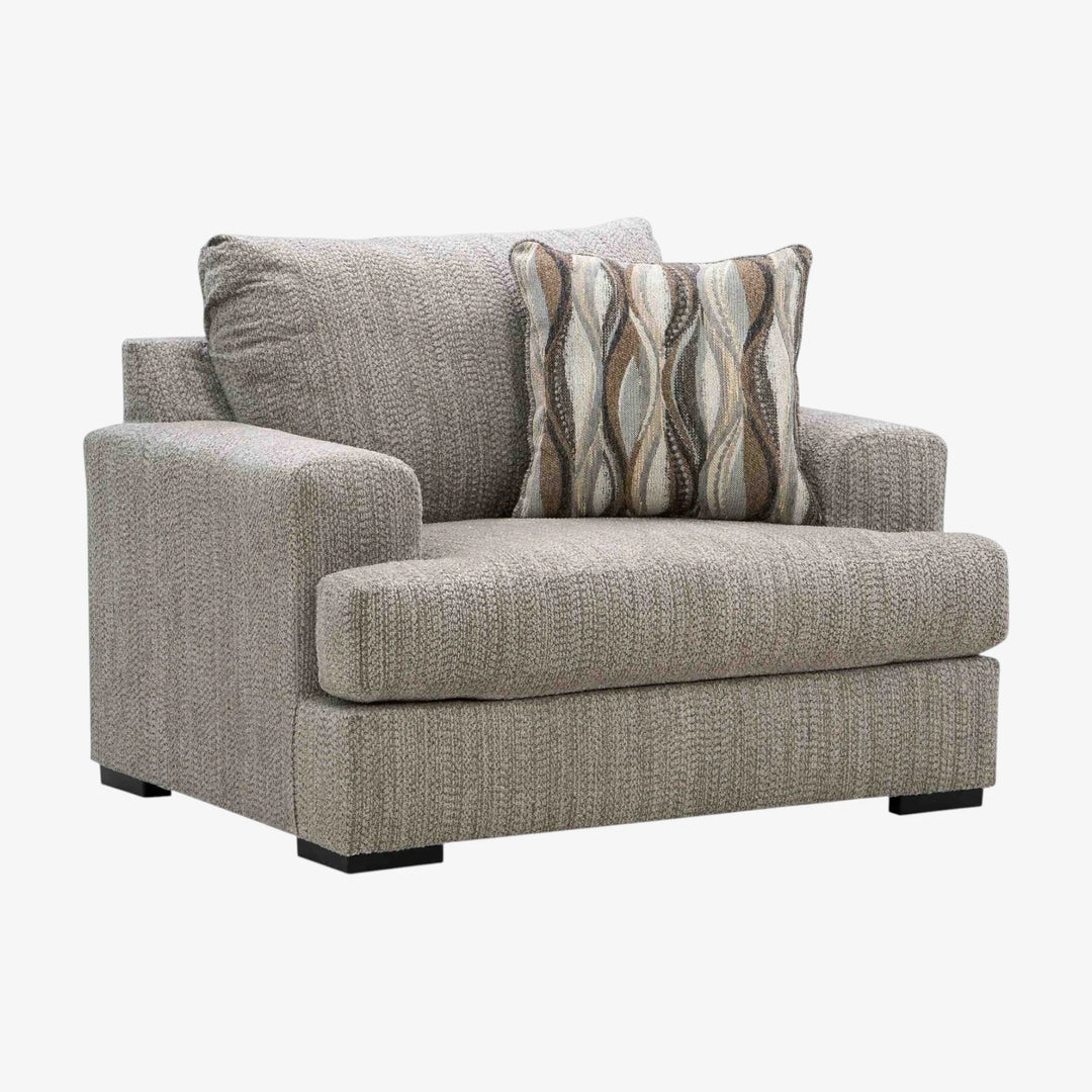 PC6960423 Lofwood Oversized Armchair In Fabric Upholstery - Fossil | Signature Design By Ashley
