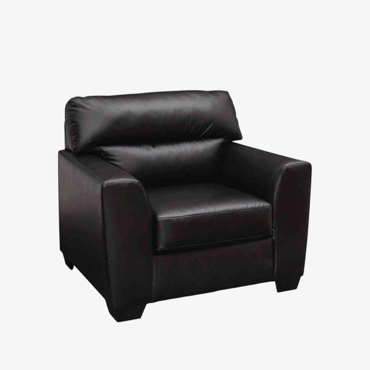 PC6980420 Glennbre Armchair In Leatherette Upholstery - Midnight | Signature Design By Ashley