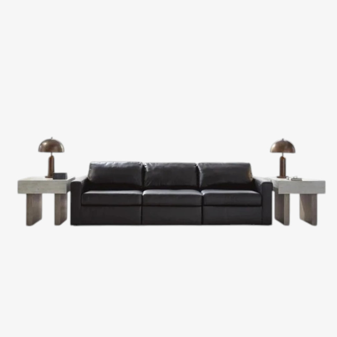 74305S2 Modmax II 3-Piece Modular Sofa In Leather Upholstery - Black | Signature Design By Ashley