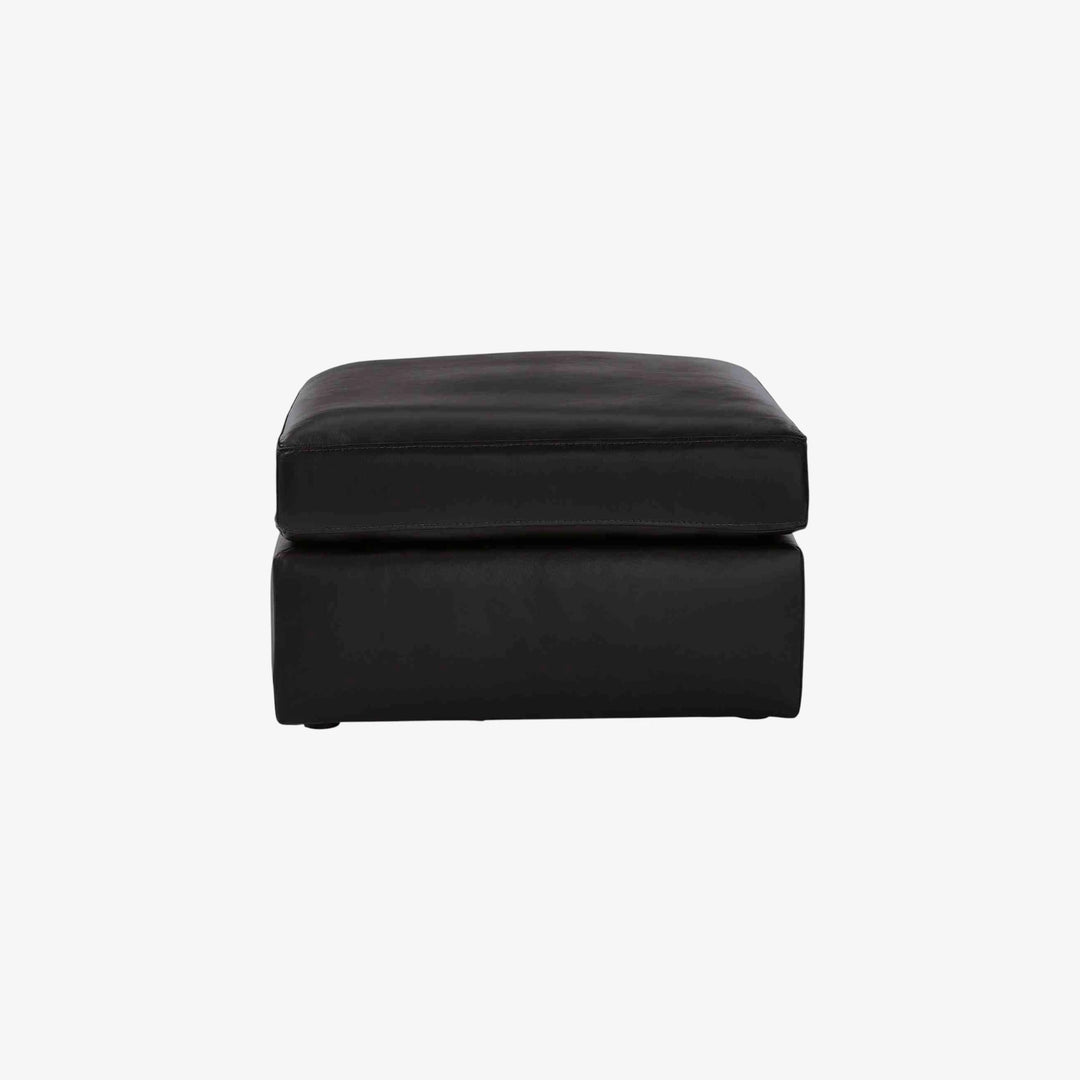 7430508 Modmax II Oversized Accent Ottoman In Leather Upholstery - Black | Signature Design By Ashley