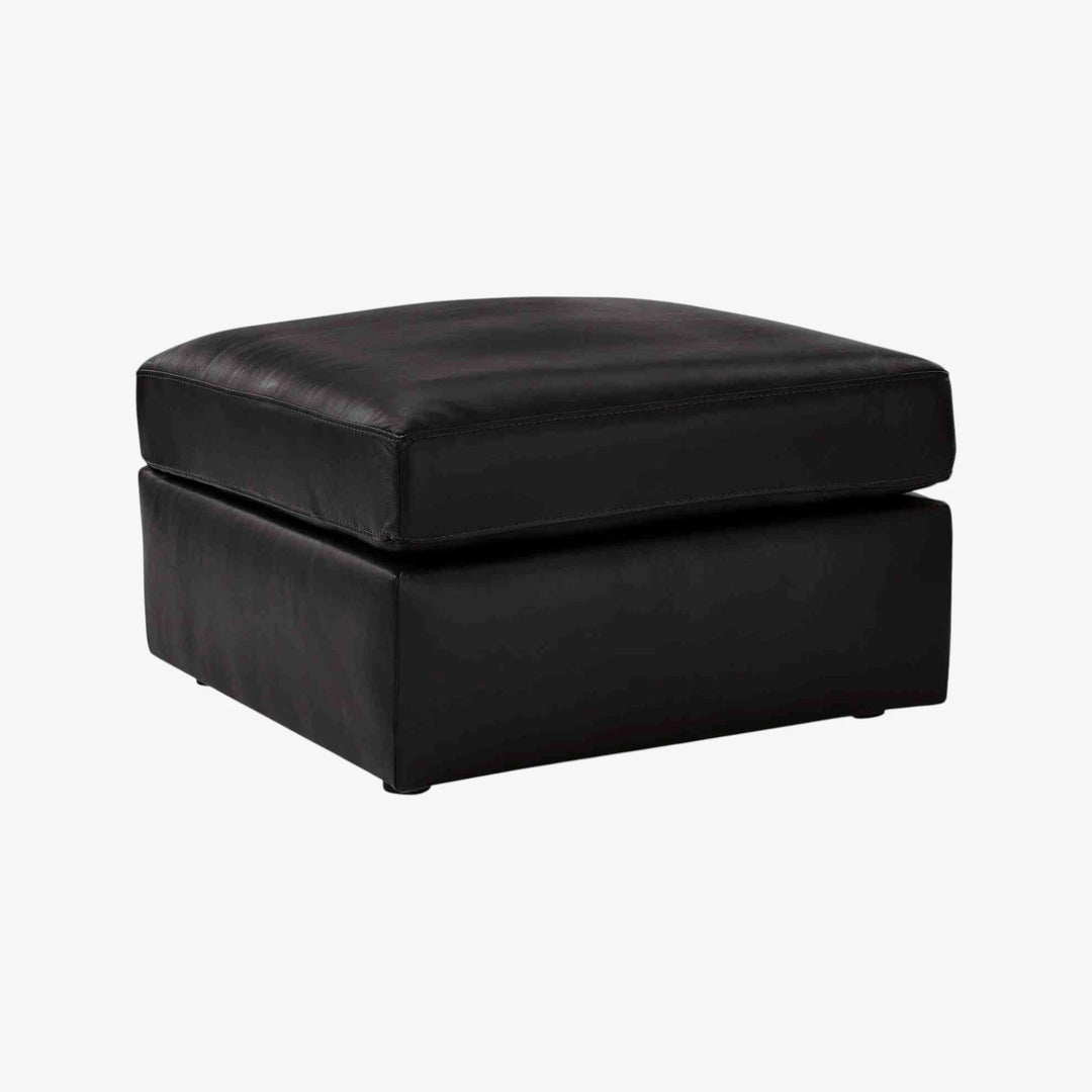 7430508 Modmax II Oversized Accent Ottoman In Leather Upholstery - Black | Signature Design By Ashley