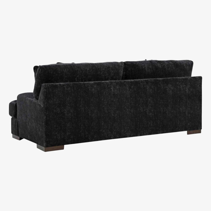 8040438 Whitmore Manor Stationary Sofa In Fabric Upholstery - Black Pearl | Benchcraft By Ashley