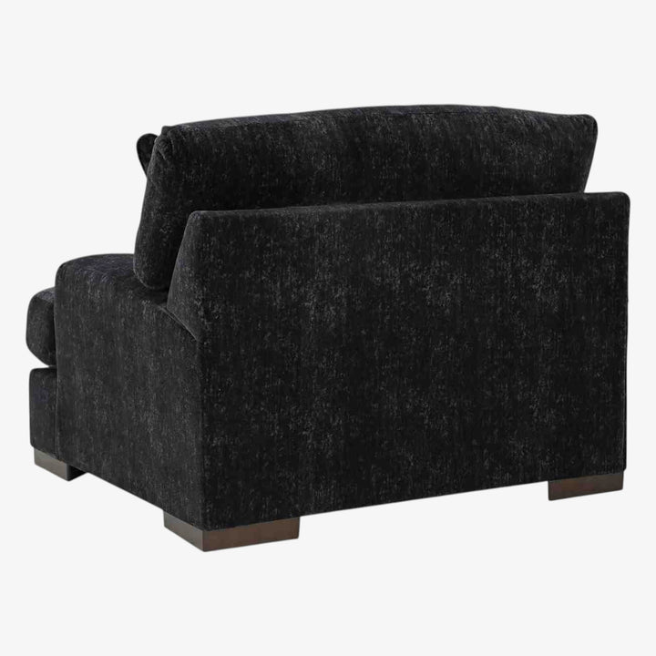 8040423 Whitmore Manor Oversized Armchair In Fabric Upholstery - Black Pearl | Benchcraft By Ashley
