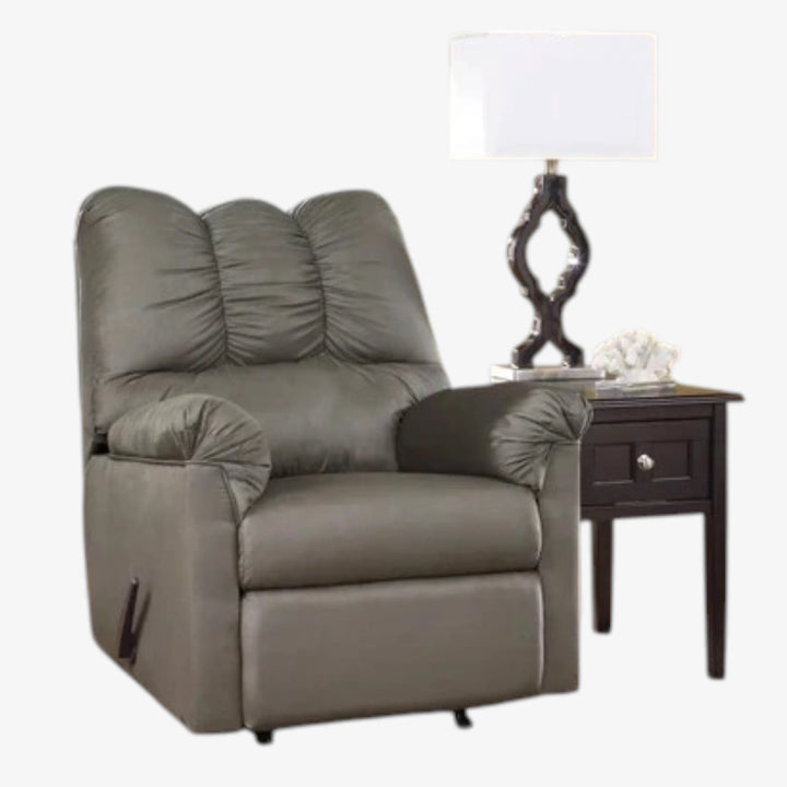 7500525 Darcy Rocker Recliner Chair In Fabric Upholstery - Cobblestone | Signature Design By Ashley