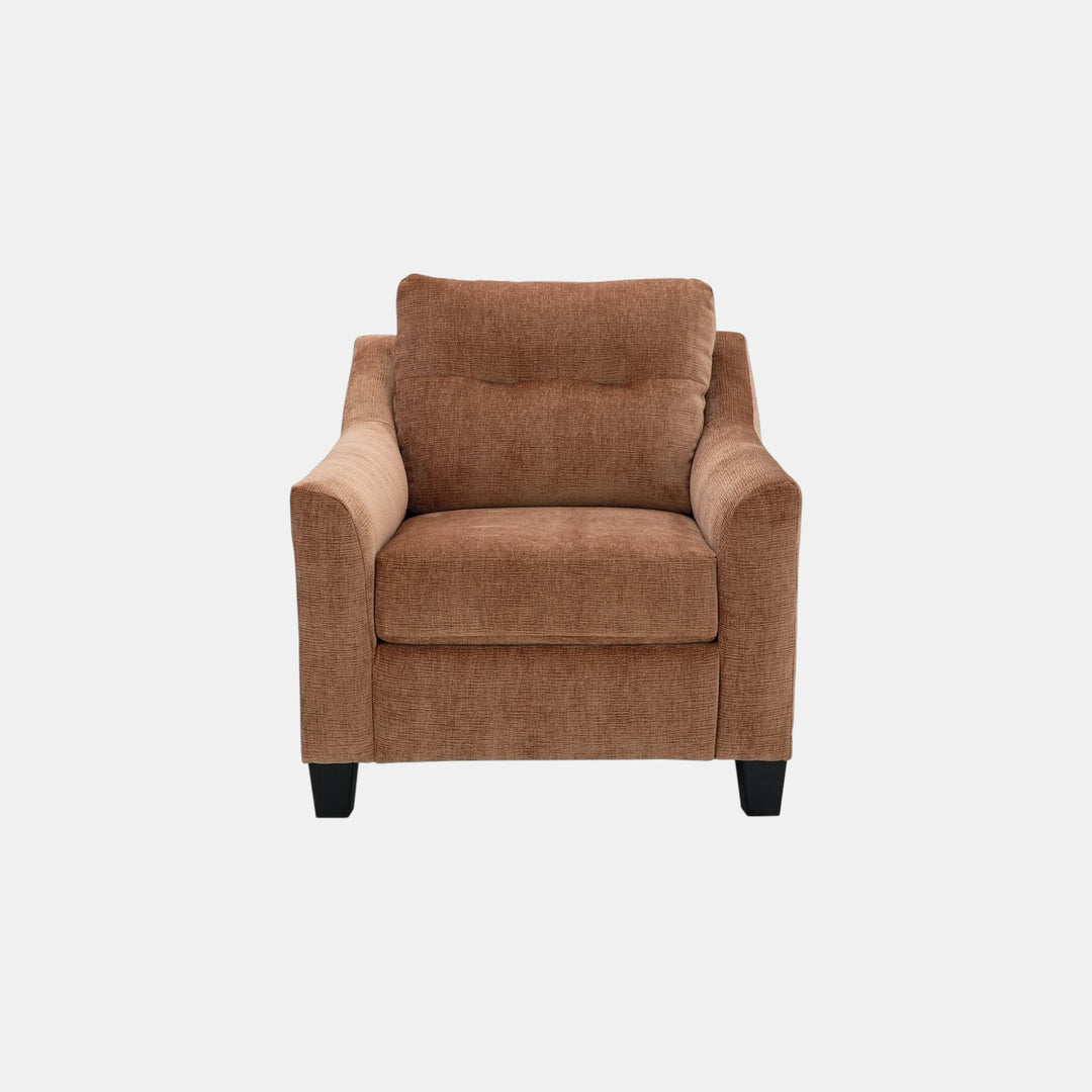6720420 Amity Bay Armchair In Fabric Upholstery - Clay | Benchcraft By Ashley