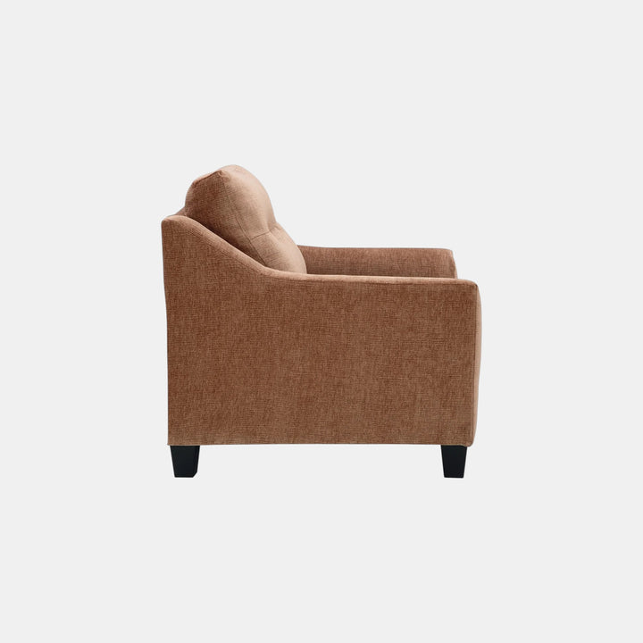 6720420 Amity Bay Armchair In Fabric Upholstery - Clay | Benchcraft By Ashley