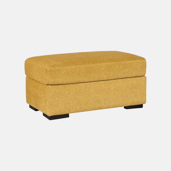 6750614 Keerwick Accent Ottoman In Fabric Upholstery - Sunflower | Signature Design By Ashley