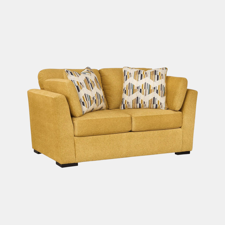 6750635 Keerwick Loveseat In Fabric Upholstery - Sunflower | Signature Design By Ashley