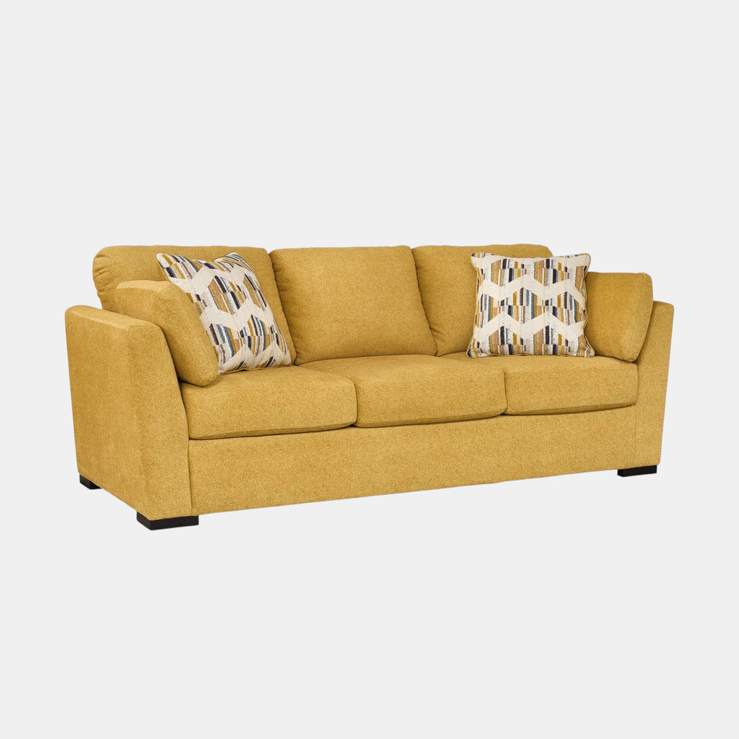 6750638 Keerwick Stationary Sofa In Fabric Upholstery - Sunflower | Signature Design By Ashley