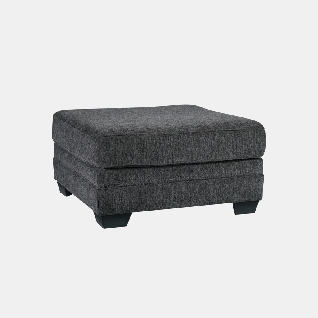 7260008 Tracling Oversized Accent Ottoman In Fabric Upholstery - Slate | Benchcraft By Ashley