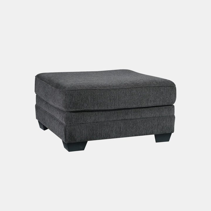 7260008 Tracling Oversized Accent Ottoman In Fabric Upholstery - Slate | Benchcraft By Ashley
