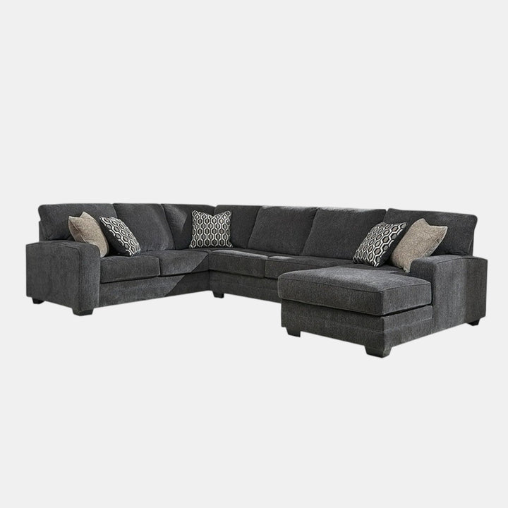 Tracling 3-Piece Sectional Sofa In Fabric Upholstery - Slate | Benchcraft By Ashley