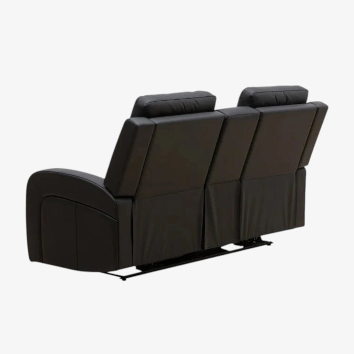 Gary Black Power Recliner Loveseat in Top Grain Leather