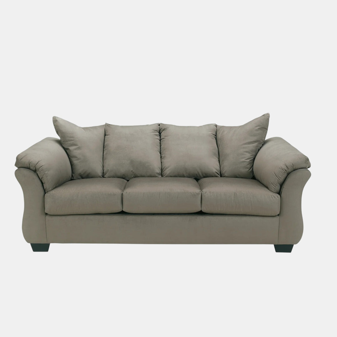 7500538 Darcy Stationary Sofa In Fabric Upholstery - Cobblestone | Signature Design By Ashley