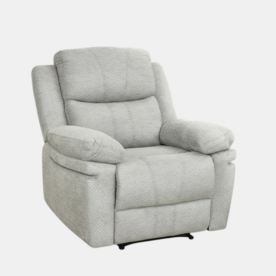 Vinget Beige Power Recliner Chair in Fabric Upholstery