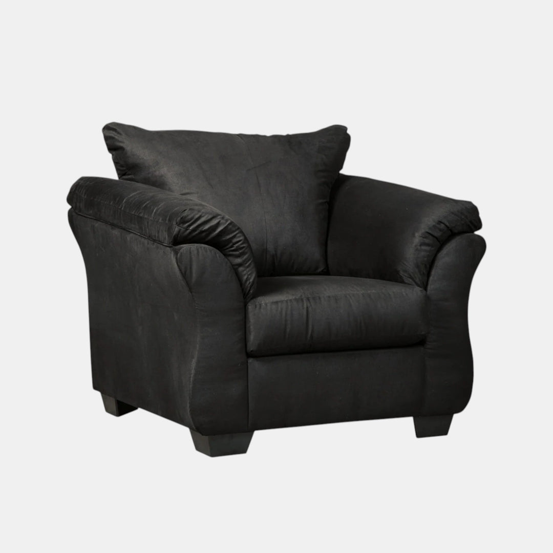 7500820 Darcy Armchair In Fabric Upholstery - Black | Signature Design By Ashley