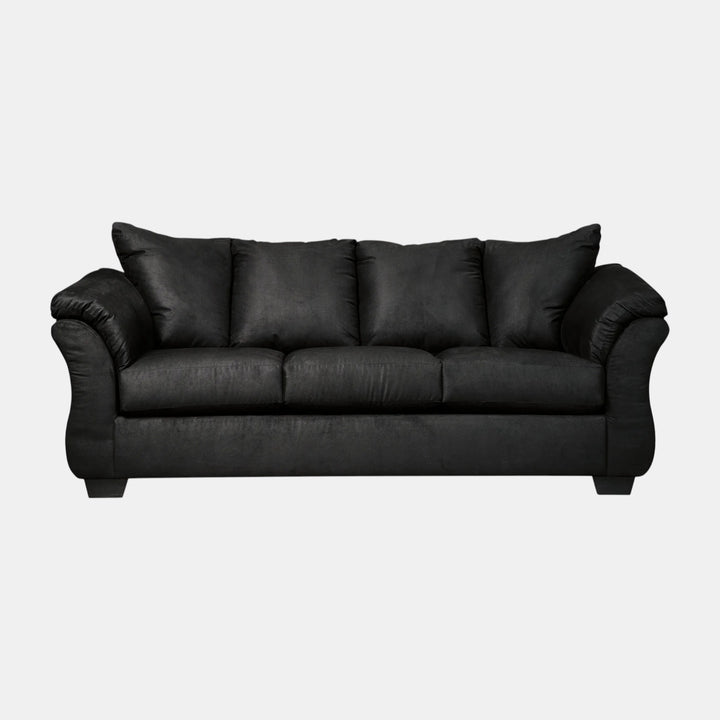 7500838 Darcy Stationary Sofa In Fabric Upholstery - Black | Signature Design By Ashley