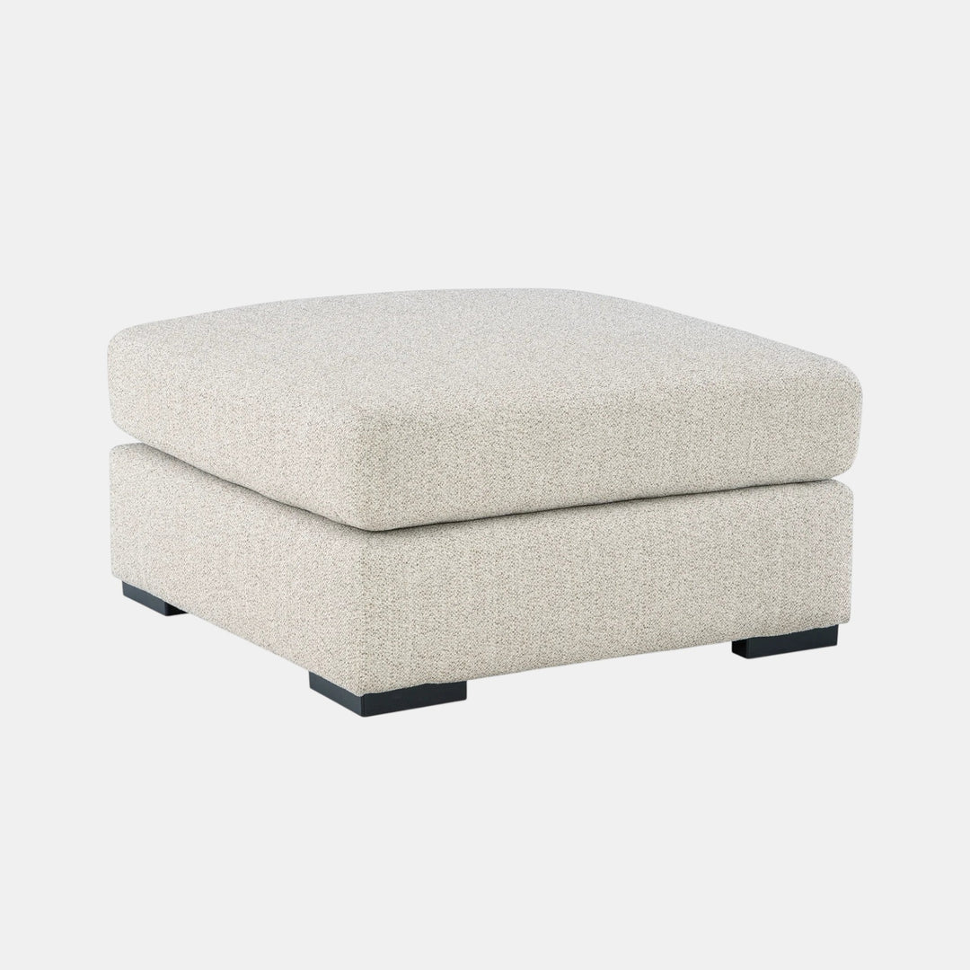 7510508 Laurelgrove Oversized Accent Ottoman In Fabric Upholstery - Pebble | Benchcraft By Ashley
