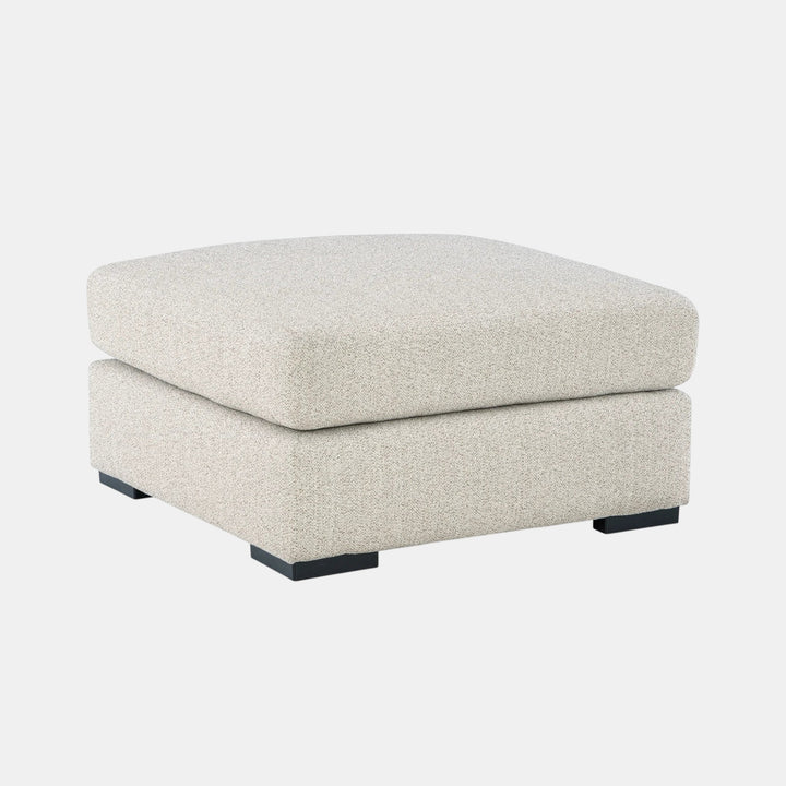7510508 Laurelgrove Oversized Accent Ottoman In Fabric Upholstery - Pebble | Benchcraft By Ashley