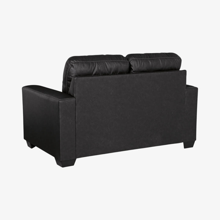 1700435 Barlin Mills Loveseat In Leather Upholstery - Carbon | Signature Design By Ashley