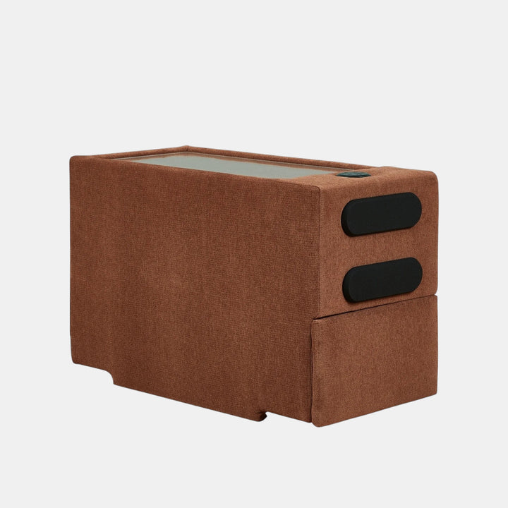 92102S64 Modmax 5-Piece Fabric Modular Sofa With Storage &amp; Audio System Console - Spice | Signature Design By Ashley