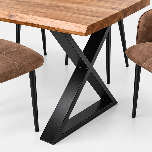 Jiren Dining Table Set For 6 With PU Upholstered Chairs