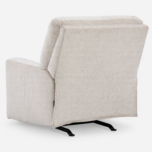 2430525 Aviemore Rocker Recliner Chair In Fabric Upholstery - Stone | Signature Design By Ashley