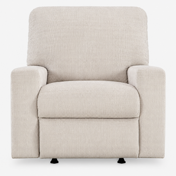 2430525 Aviemore Rocker Recliner Chair In Fabric Upholstery - Stone | Signature Design By Ashley