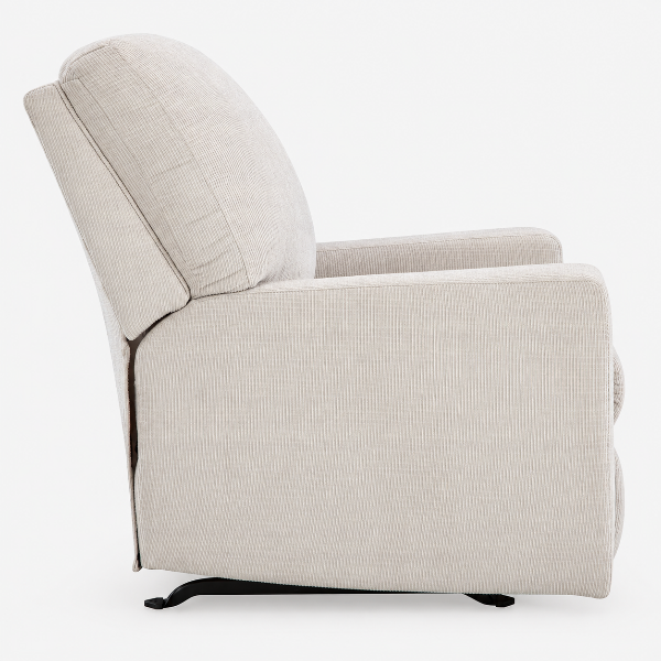 2430525 Aviemore Rocker Recliner Chair In Fabric Upholstery - Stone | Signature Design By Ashley
