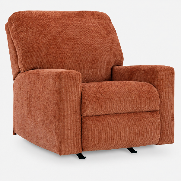 2430425 Aviemore Rocker Recliner Chair In Fabric Upholstery - Spice | Signature Design By Ashley