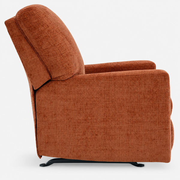 2430425 Aviemore Rocker Recliner Chair In Fabric Upholstery - Spice | Signature Design By Ashley