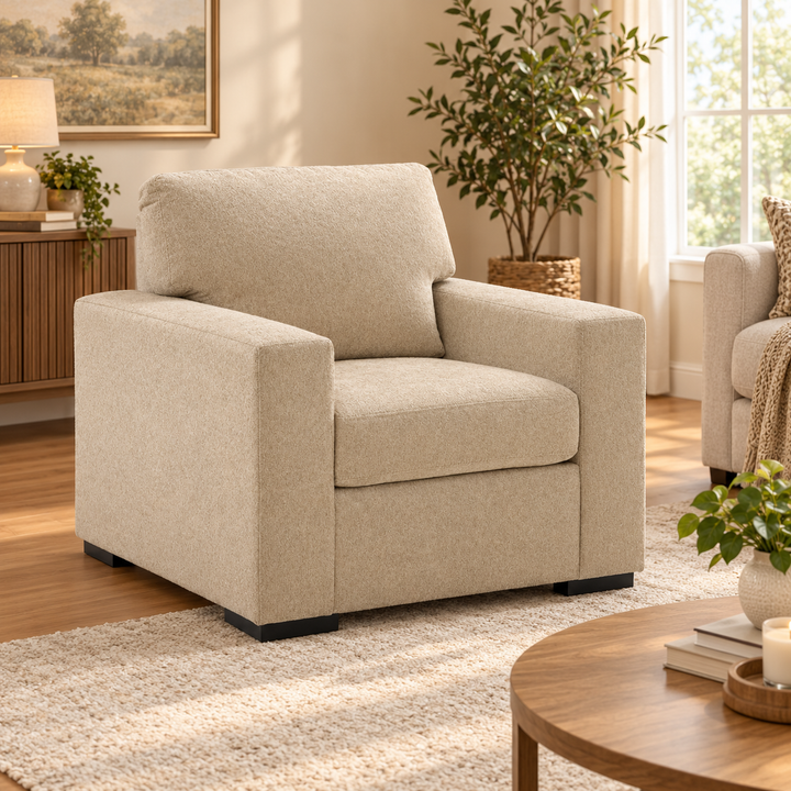 PC6950720 Bridgepoint Armchair In Fabric Upholstery - Almond | Signature Design By Ashley