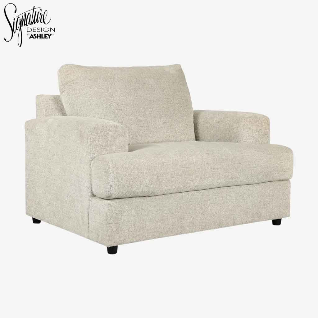 9510423 Soletren Oversized Armchair In Fabric Upholstery - Stone | Signature Design By Ashley