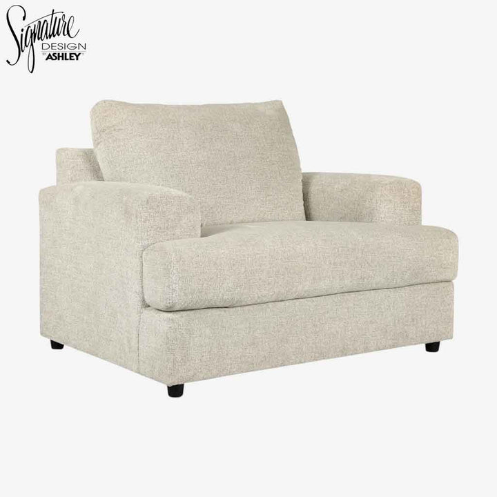 9510423 Soletren Oversized Armchair In Fabric Upholstery - Stone | Signature Design By Ashley