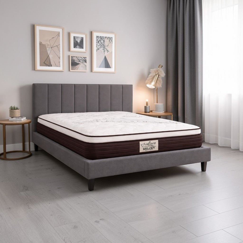 Melody Plush Mattress | Hybrid Pocket Coil Construction, 4" Pillow Top &amp; One-sided Design