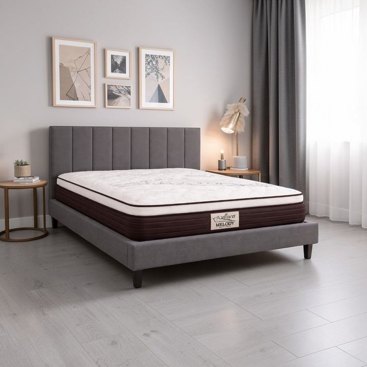 Melody Plush Mattress | Hybrid Pocket Coil Construction, 4" Pillow Top &amp; One-sided Design