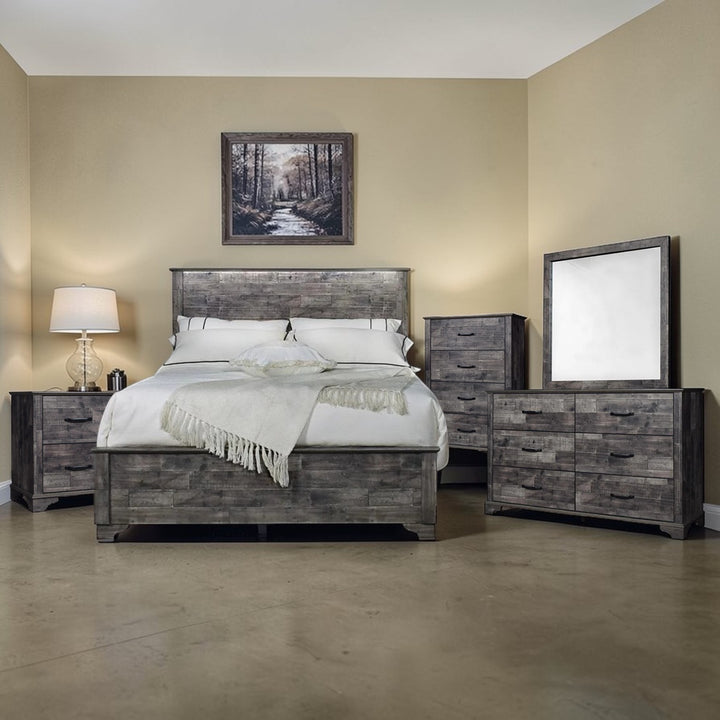 Tide 8-Piece Bedroom Set - Dark Brown | Timeless Style, Storage Solution &amp; Built to Last