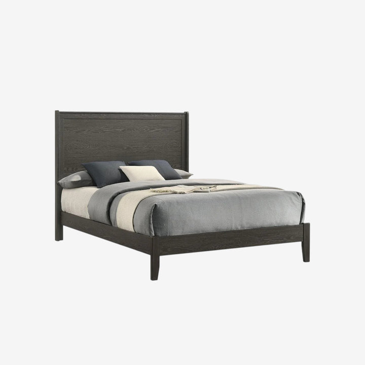 Opulent 8-Piece Bedroom Set - Dark Grey | Contemporary Style, Sturdy Construction &amp; Storage Solution