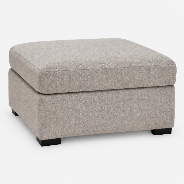 6860508 Modmax Luxe Oversized Accent Ottoman In Fabric Upholstery - Flint | Benchcraft By Ashley