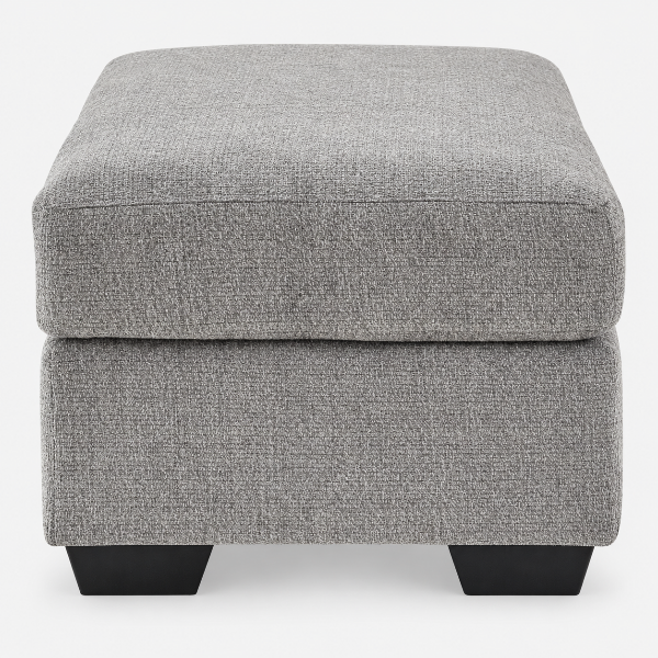 6310314 Loreo Accent Ottoman In Fabric Upholstery - Flint | Benchcraft By Ashley