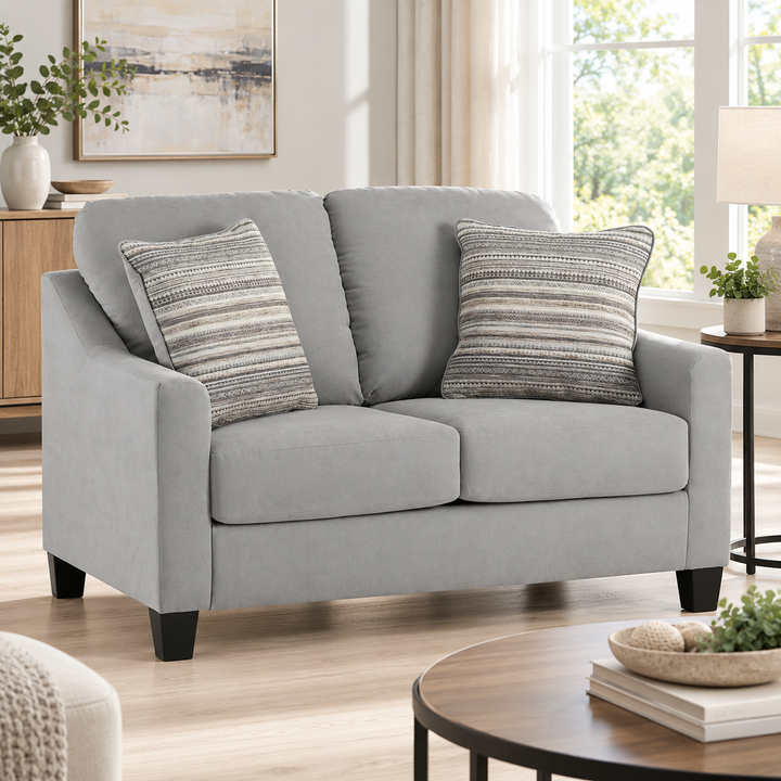 3010335 Adlai Loveseat In Fabric Upholstery - Shadow | Signature Design By Ashley