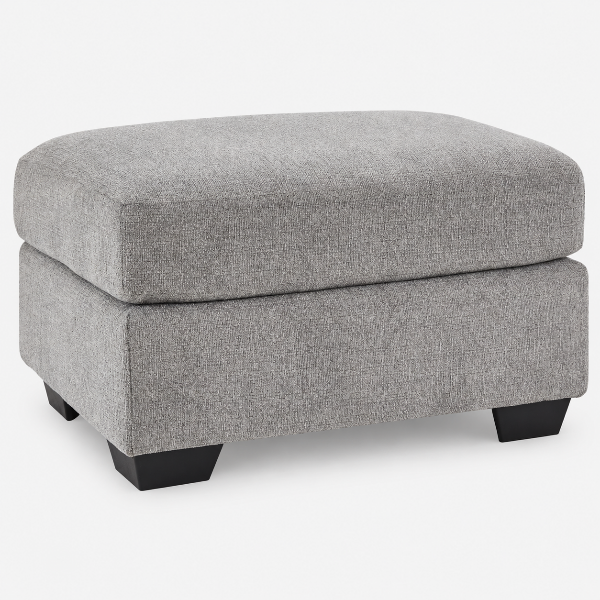 6310314 Loreo Accent Ottoman In Fabric Upholstery - Flint | Benchcraft By Ashley