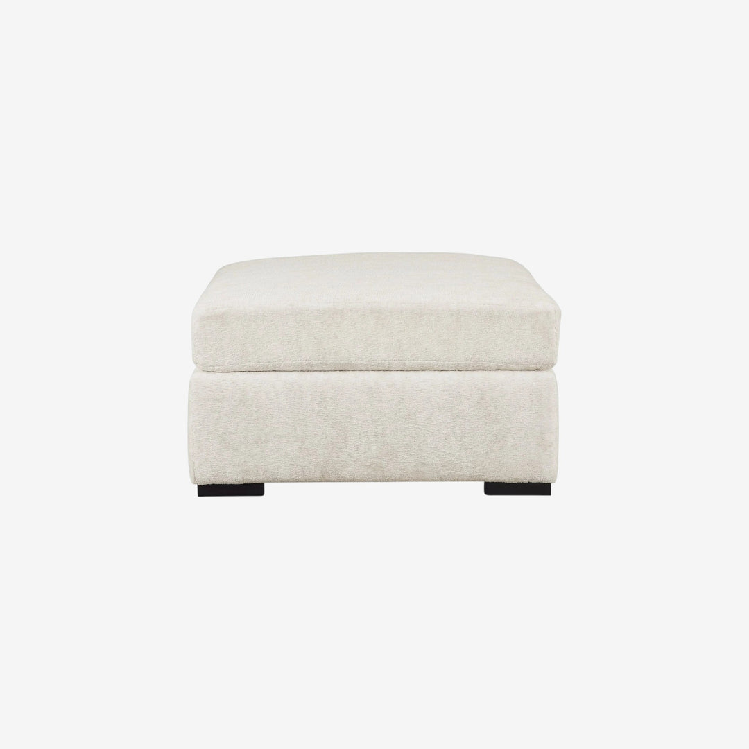 6190408 Chessington Oversized Accent Ottoman In Fabric Upholstery - Ivory | Signature Design By Ashley