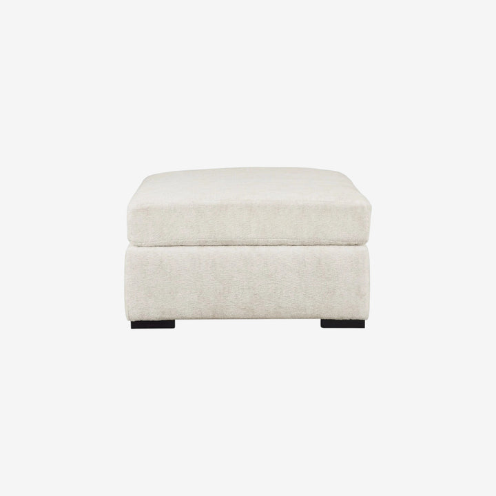 6190408 Chessington Oversized Accent Ottoman In Fabric Upholstery - Ivory | Signature Design By Ashley